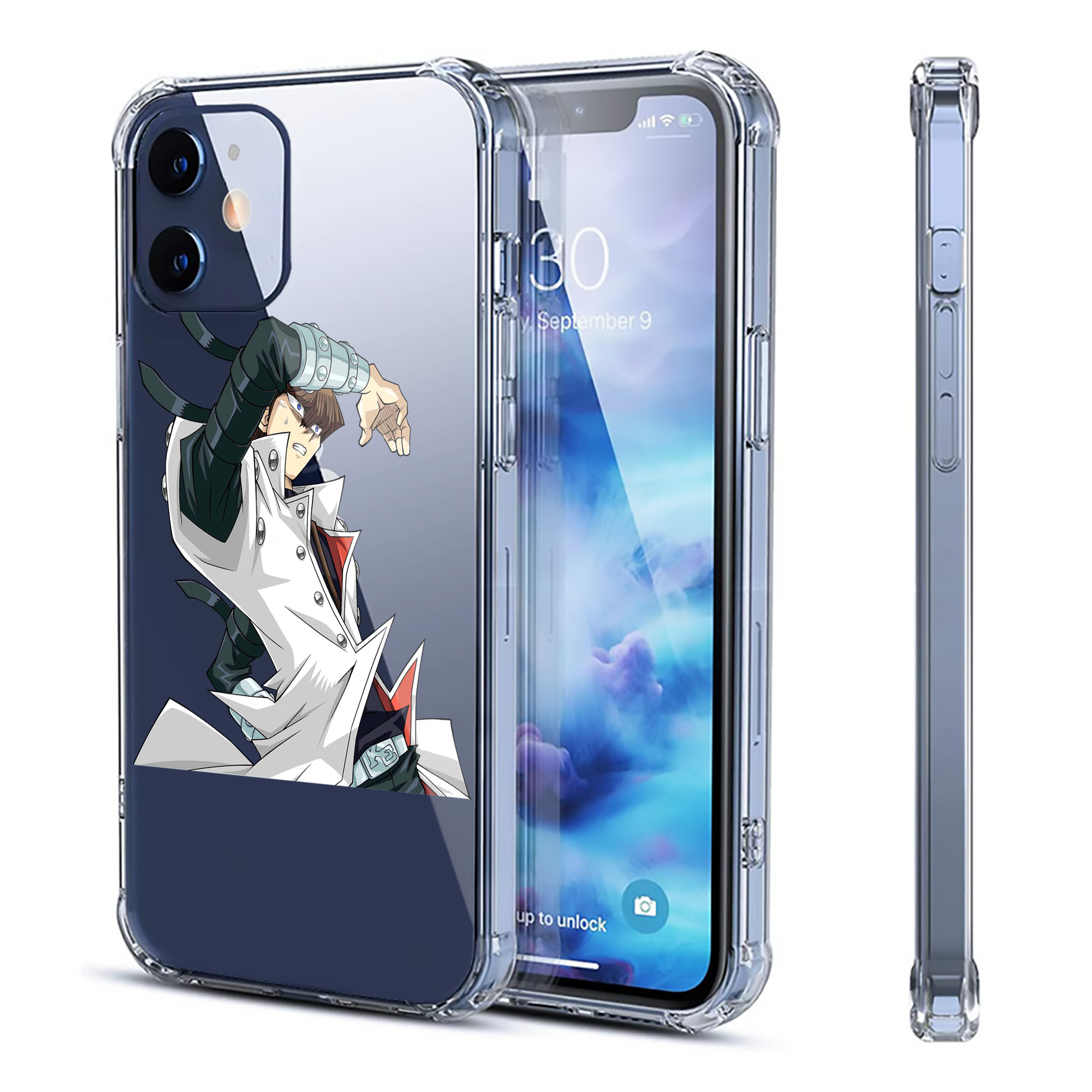 （画像用） 遊☆戯☆王 Yu-Gi-Oh! 【iPhone 12シリーズ対応】透明スマホケース（クリアソフトケース）